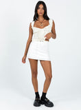 Tineit-Selby Mini Skirt White