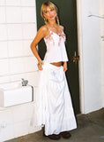 Tineit-Garden Party Maxi Skirt White