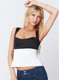 Tineit-Chantell Top Black / Cream