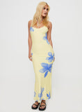 Tineit Katrine Flower Maxi Dress Cream