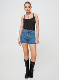 Tineit Leandro Shorts Dark Wash Denim 2024 New Pant