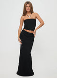 Tineit-Just Like That Maxi Skirt Black