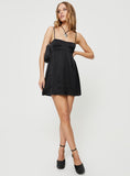 Tineit Ortega Mini Dress Black Lower Impact