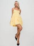 Tineit Knotti Mini Dress Yellow