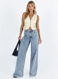 Tineit-Eivissa Baggy Jeans Faded Denim