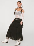 Tineit-Miriah Maxi Skirt Black