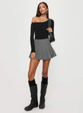 Tineit-Cartwright Mini Skirt Charcoal