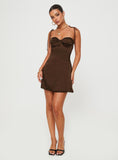 Tineit Wayzer Mini Dress Chocolate