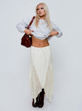 Tineit-Madame Lace Maxi Skirt Cream