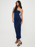 Tineit Samper Strapless Maxi Dress Navy