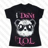 Tineit Goth Gothic Crop Top Women Female Clothing Grunge Clothes Japanese Y2k Kitty Trashy Y2k 2000s Tops 90s Clothes Vintage Emo Kpop