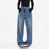 Tineit Vintage Blue High Rise Boyfriend Jeans