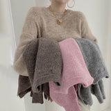 Tineit 2024 Fall Fashion Soft Girl Pullover Knit Sweater