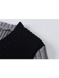 christmas outfit Tineit Korean Style O-neck Short Knitted Sweaters Women Thin Cardigan Button Up 2025 Summer Casual Fashion Patchwork Crop Top Female