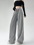 christmas outfit Tineit Women Black Gothic Baggy Striped Pants Vintage Y2k Sweatpants Harajuku Aesthetic Pants High Waist Trousers 2000s Fashion Clothes