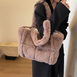 Tineit Arden Faux Fur Plush Bag