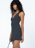 Tineit Nellie Mini Dress Black Polka Dot