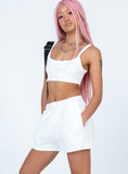 Tineit Arabella Short Set White 2024 New Pant