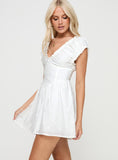 Tineit Otilia Mini Dress White