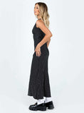 Tineit Nellie Maxi Dress Black Polka Dot