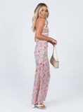 Tineit Emily Maxi Dress Pink Floral