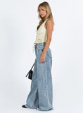 Tineit-Eivissa Baggy Jeans Faded Denim