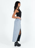 Tineit-Batkins Maxi Skirt Light Wash Denim