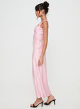 Tineit Azura Off The Shoulder Maxi Dress Pink