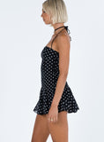 Tineit Delamere Mini Dress Black / White