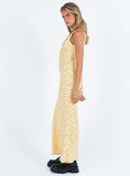 Tineit Nellie Maxi Dress Yellow / Red Floral