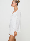 Tineit Lyna Long Sleeve Mini Dress White