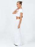 Tineit-Belle Knit Maxi Skirt White