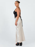 Tineit-Haley Maxi Skirt Champagne