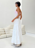 Tineit-Garden Party Maxi Skirt White