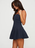 Tineit Honey Corset Mini Dress Navy