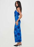 Tineit Hathaway Maxi Dress Blue Floral