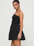 Tineit Joie Strapless Mini Dress Black