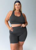 Tineit Conquer Activewear Shorts Grey Curve 2024 New Pant