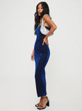 Tineit Samper Strapless Maxi Dress Navy