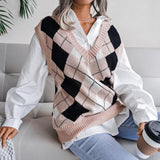 Tineit 2024 Fall Fashion Hollow Leaf Casual Knitted Sweater