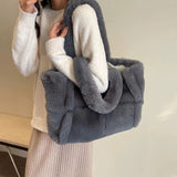 Tineit Arden Faux Fur Plush Bag