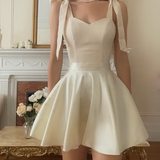 Tineit Elegant Straps A line Party Dress Homecoming Dresses (PRE-ORDER)