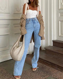 Tineit Tammy High Waist Boyfriend Jeans