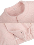 Tineit Nathaly Soft Pink Bouclé Jacket