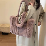 Tineit Arden Faux Fur Plush Bag