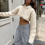 Tineit Nevio Knitted Crop Sweater