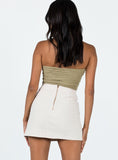 Tineit-The Lola Mini Skirt Oatmeal