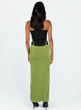 Tineit-Harriette Maxi Skirt Green Lower Impact