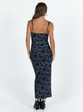 Tineit Cotter Maxi Dress Blue Floral