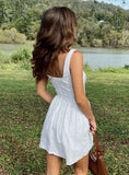 Tineit Lorinda Mini Dress White